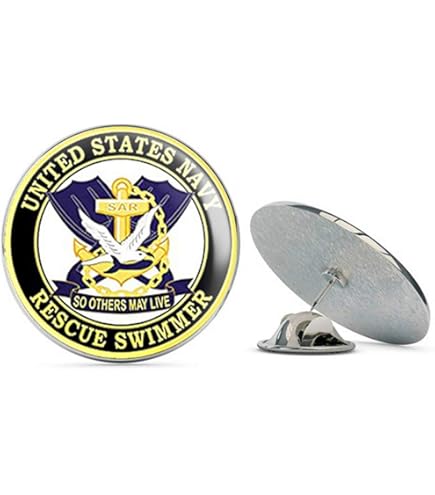 Amazon.com - Round SAR Naval Surface Rescue Swimmer Sticker (Navy